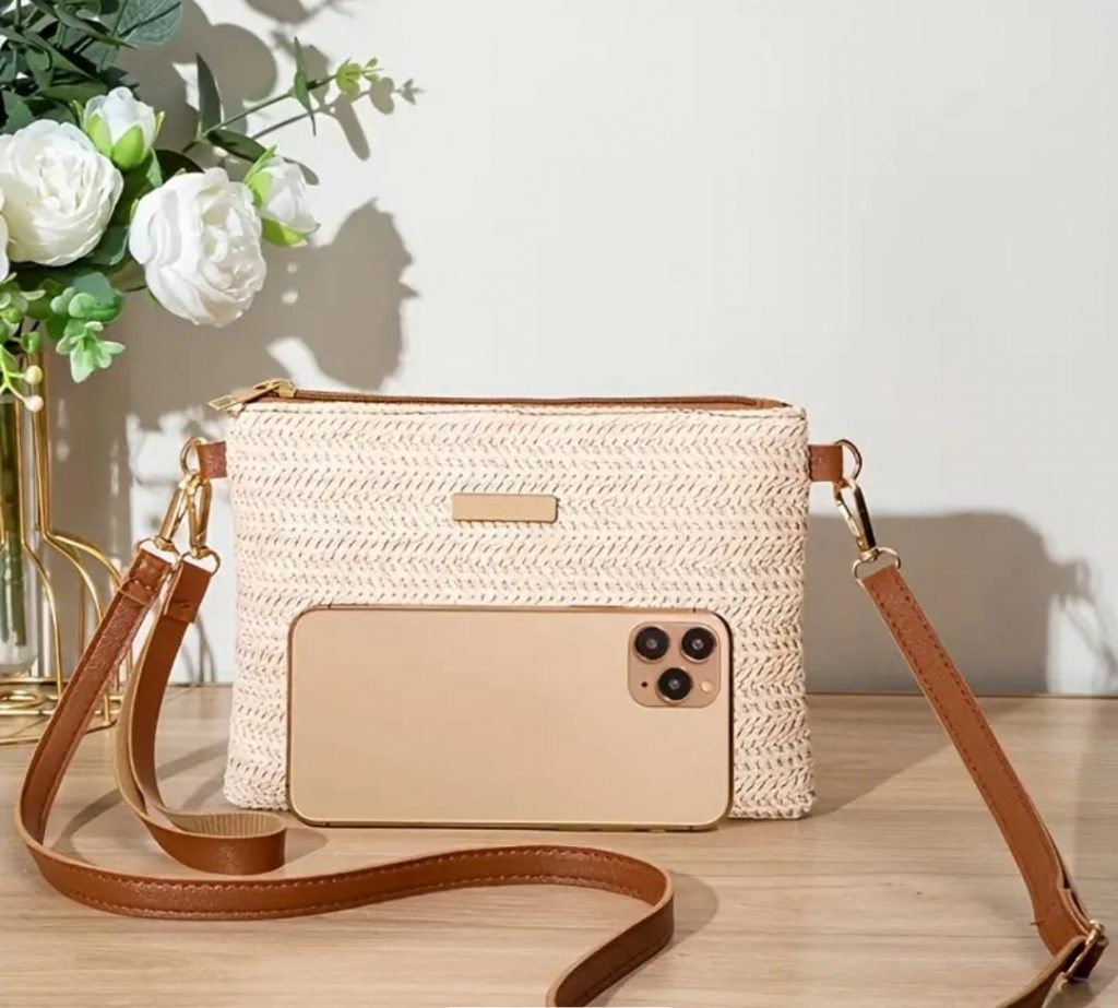 Bohemian Style Woven Crossbody Bag