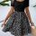 Casual Black and White Floral summer Dress